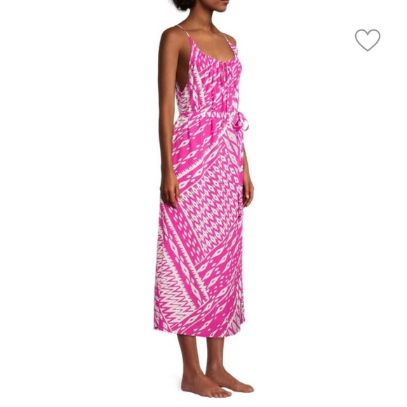 Natori Chibana A-Line Dress. Black & White. Medium. Excellent Condition. - Picture 6 of 8